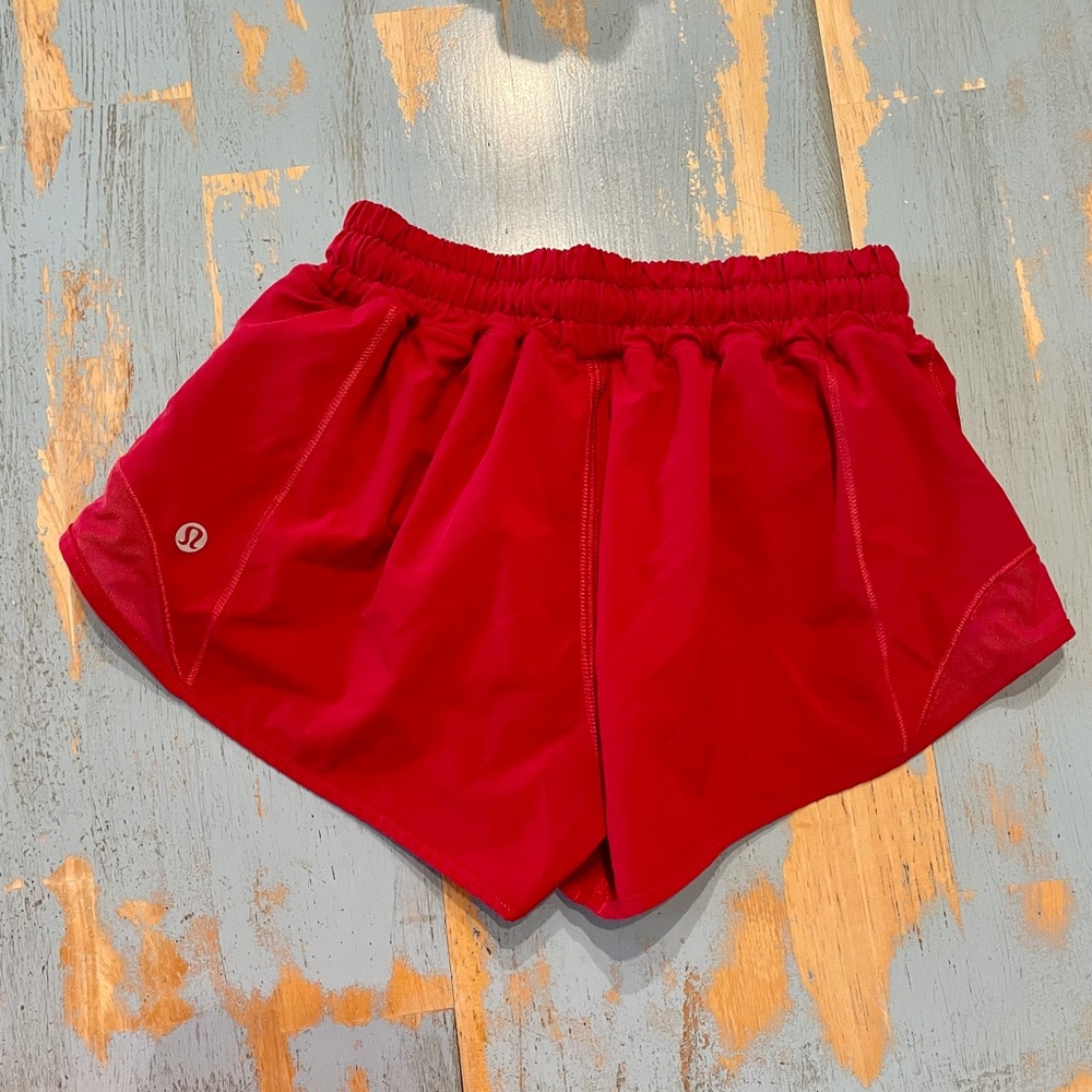 Red Lululemon Shorts!